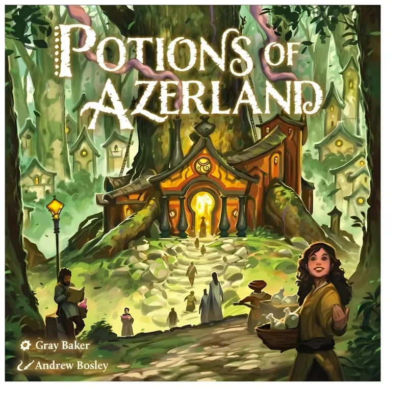 Potions of Azerland - Bordspel - Strategiespel - Engelstalig von Lucky Duck Games – Schachtel
