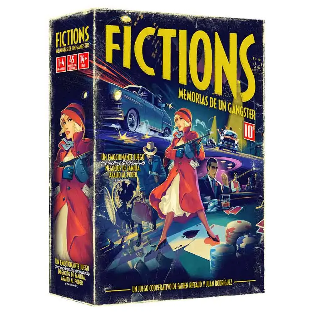 Jeu De Société Fictions: Memorias De Un Gangster de Ludonova – boîte
