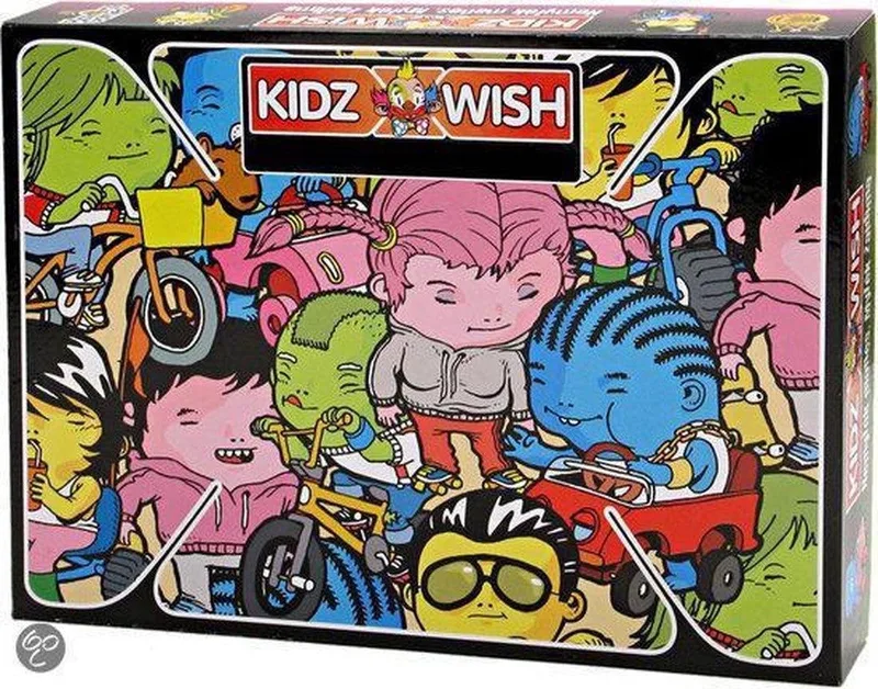 KidzWish - bordspel - de bakkertjes- mattie doet - mattie vraagt - mattie wil. van Mad Party Games – doos