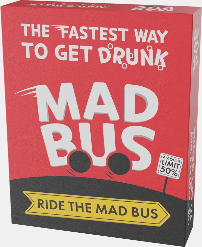 MadBus - drankspel – kaartspel - partyspellen - spelletjes voor volwassenen – bussen - boten from Mad Party Games – box