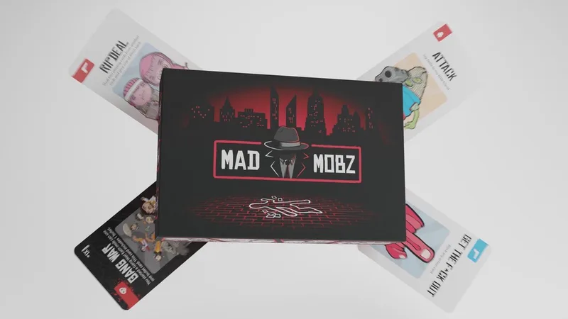 MadMobz - Party Kaartspel - Mad Party Games - Actie - Maffia game - exploding kitten - Gezelschapsspel - Kaartspel van Mad Party Games – doos