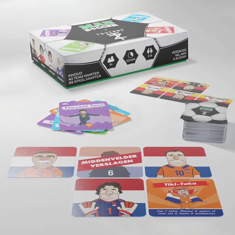 MadSoccer - Touzani - Gezelschapsspel - Bordspel - Nederlands van Mad Party Games – doos