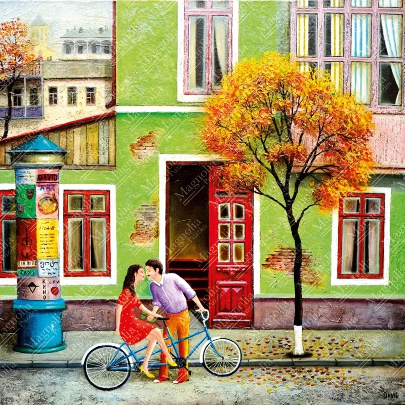 Autumn Kiss - 1000 pièces fra Magnolia – æske