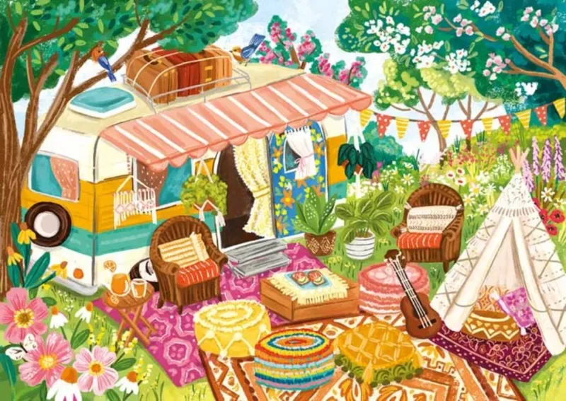 Boho Camper - 1000 pièces de Magnolia – boîte