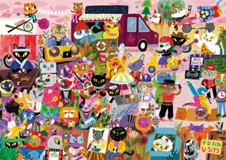 Cat Crowd - 1000 pièces from Magnolia – box 1 of 2