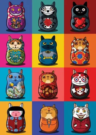 Catryoshka - 1000 pièces von Magnolia – Schachtel 1 von 2