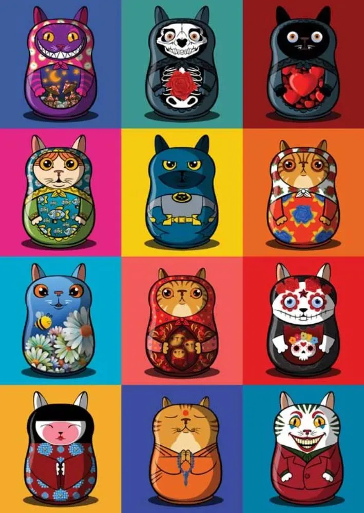 Catryoshka - 1000 pièces de Magnolia – boîte