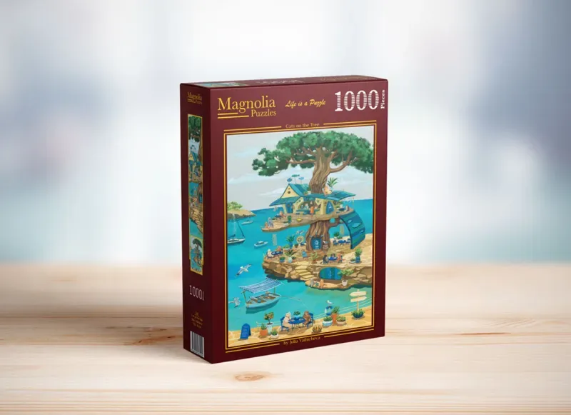 Chats sur l'Arbre - 1000 pièces de Magnolia – boîte 2 sur 2