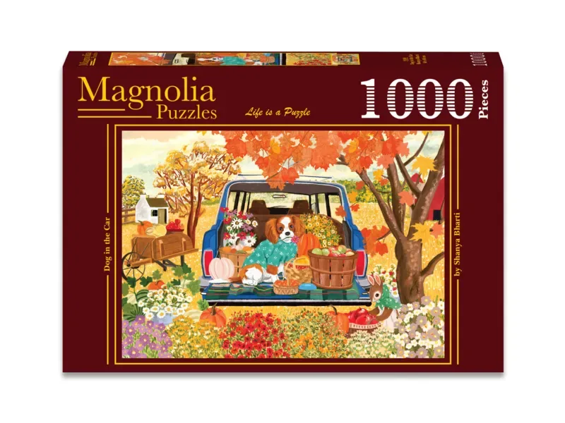 Chien dans la Voiture - 1000 pièces van Magnolia – doos 2 van 2
