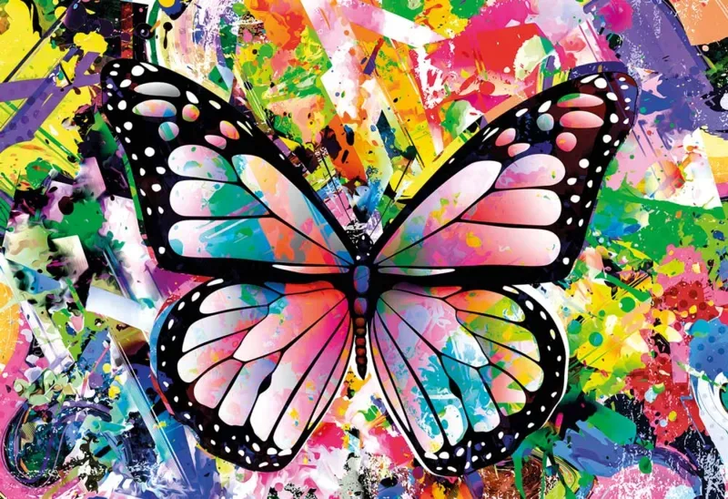 Colorful Butterfly - 1000 pièces de Magnolia – boîte
