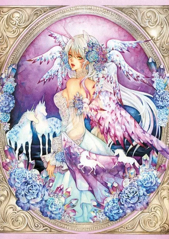 Crystal Unicorn - 1000 pièces de Magnolia – boîte