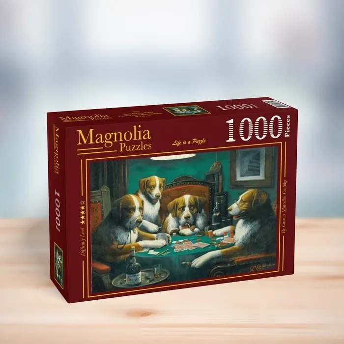 Dogs Playing Poker - 1000 pièces de Magnolia – boîte 2 sur 2