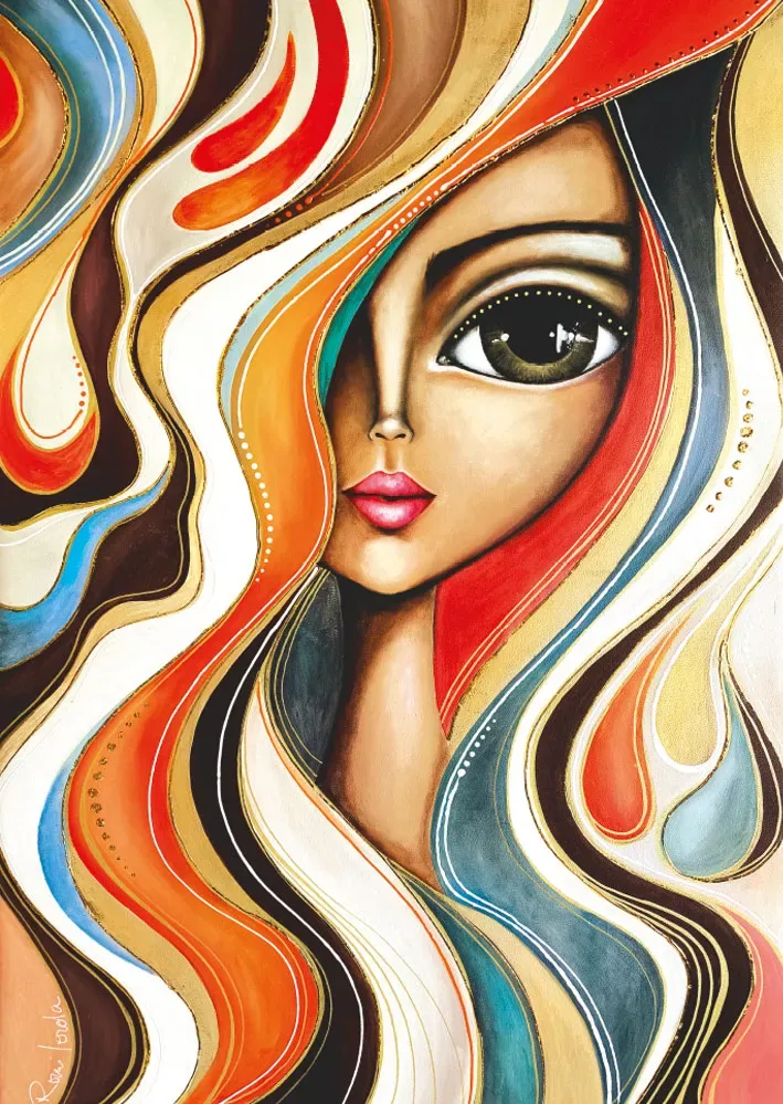 Fille aux cheveux ondulés - 1000 pièces von Magnolia – Schachtel 1 von 2