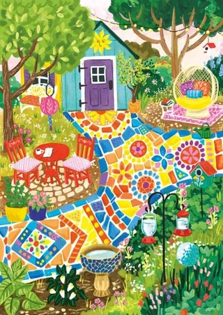 Garden Mosaic - 1000 pièces de Magnolia – boîte 1 sur 2