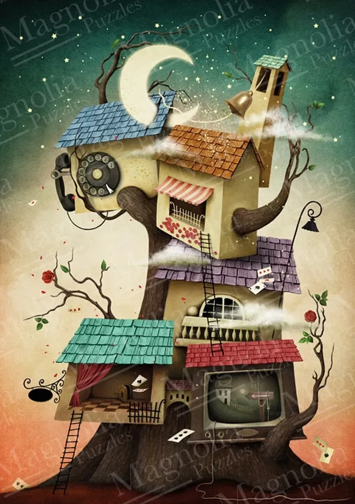 House on the Tree - 1000 pièces de Magnolia – boîte