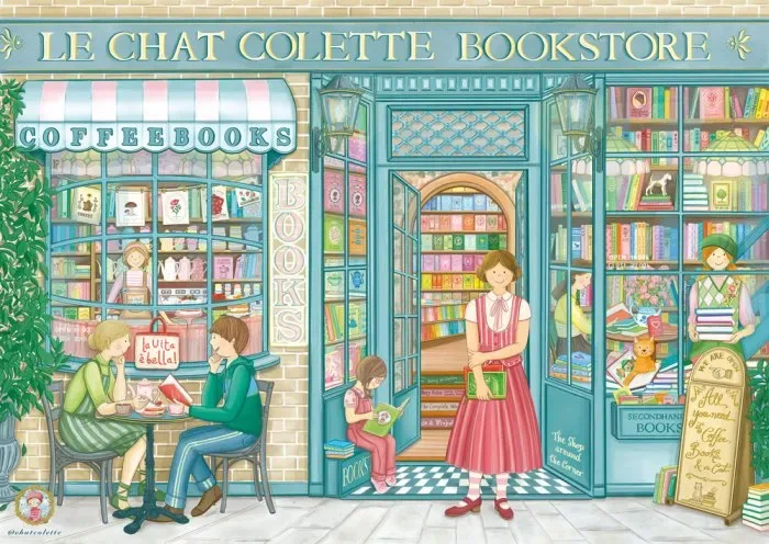 Librairie - 1000 pièces de Magnolia – boîte 1 sur 2