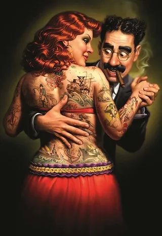 Lydia the Tattooed Lady - 1000 pièces from Magnolia – box 1 of 2