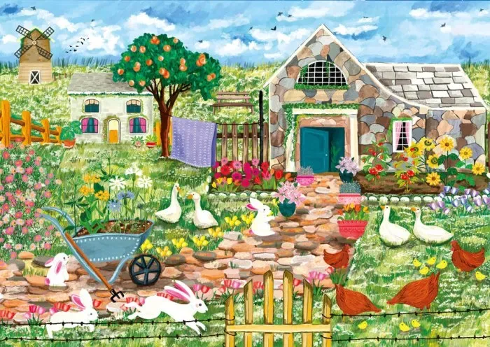 Maison de Ferme - 1000 pièces de Magnolia – boîte