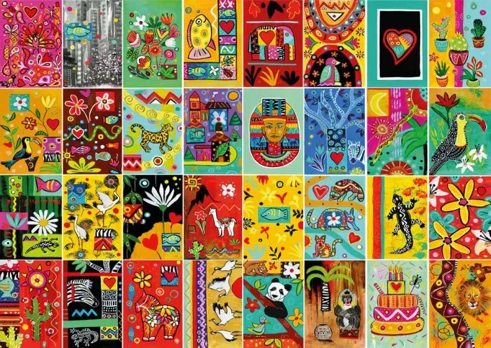Mosaïque Pop Art - 1000 pièces van Magnolia – doos