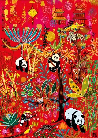 Pandas - 1000 pièces from Magnolia – box 1 of 2