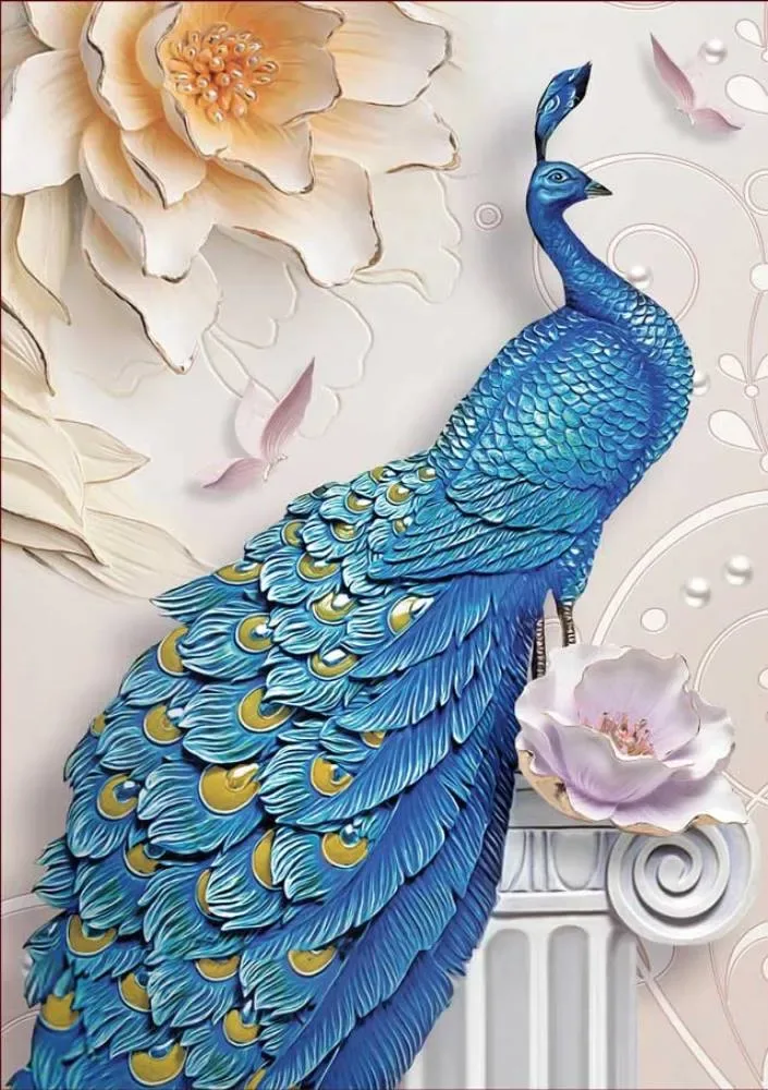 Paon Bleu - 1000 pièces de Magnolia – boîte