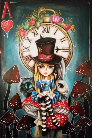 puzzel Tea Time met Alice - 1000 stukjes legpuzzel. de Magnolia, édition Multicolore – boîte 1 sur 2