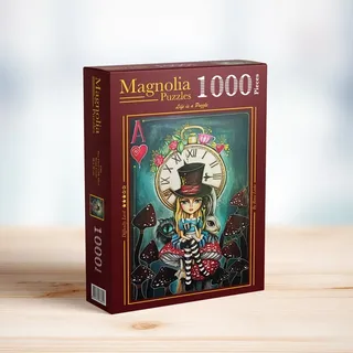puzzel Tea Time met Alice - 1000 stukjes legpuzzel. de Magnolia, édition Multicolore – boîte 2 sur 2