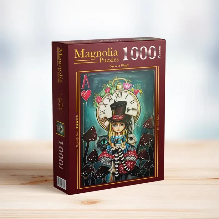 puzzel Tea Time met Alice - 1000 stukjes legpuzzel. de Magnolia, édition Multicolore – boîte 2 sur 2