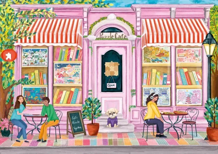 Puzzle Café - 1000 pièces van Magnolia – doos 1 van 2