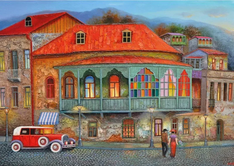 The Street of Old Tbilisi - 1000 pièces von Magnolia – Schachtel 1 von 2