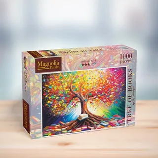 Tree of Books - 1000 pièces de Magnolia – boîte 2 sur 2