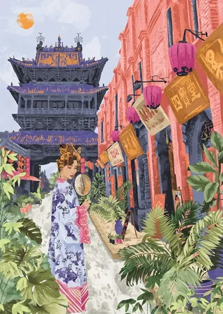 WAW - China - 1000 pièces von Magnolia – Schachtel 1 von 2
