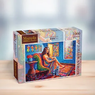 Woman with Cat - 1000 pièces from Magnolia – box 2 of 2