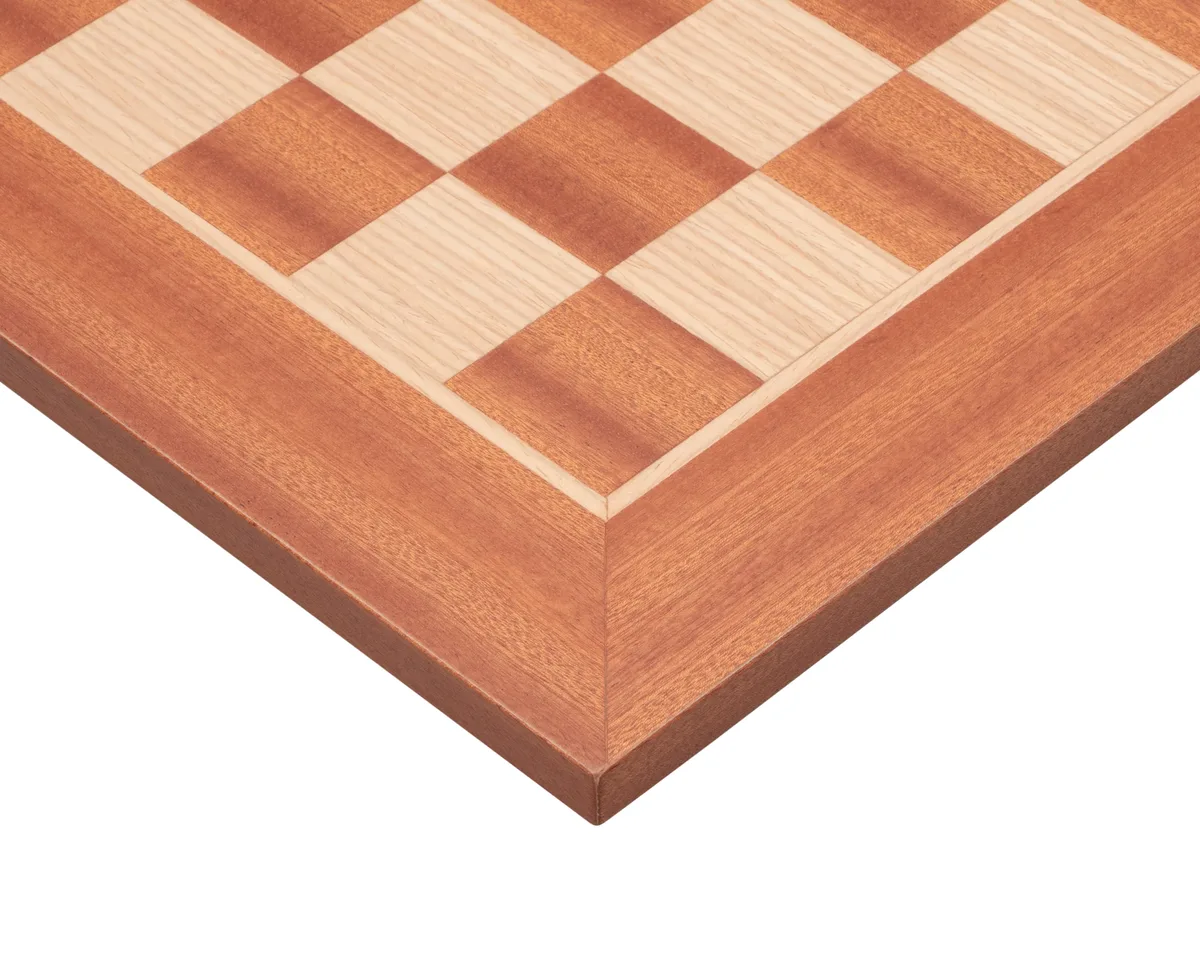 mahonie schaakbord 40 cm de Manopoulos – boîte
