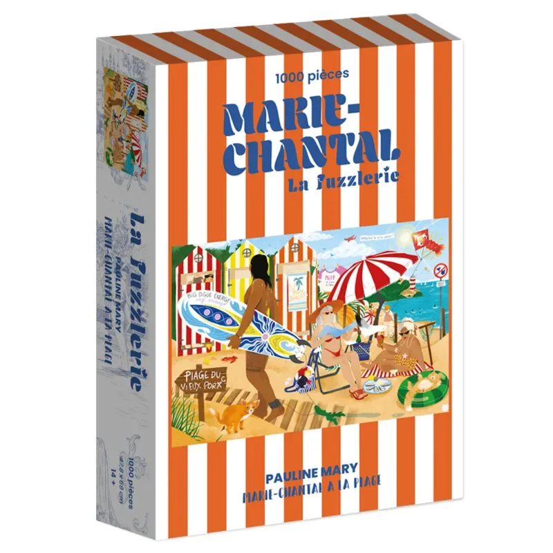 Puzzle MARIE-CHANTAL A LA PLAGE - 1000 pièces van Marie-Chantal – doos 2 van 2