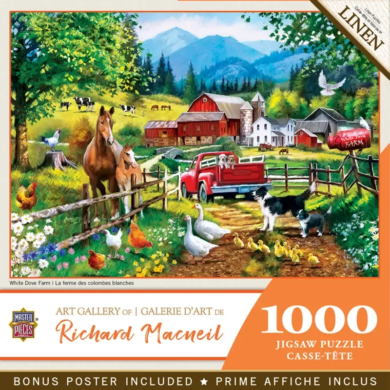 Puzzle Art Gallery - Ferme De La Colombe Blanche - 1000 pièces from Master Pieces – box 2 of 2