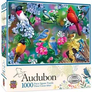 Puzzle Audubon - Collage D'Oiseaux Chanteurs - 1000 pièces from Master Pieces – box 2 of 2