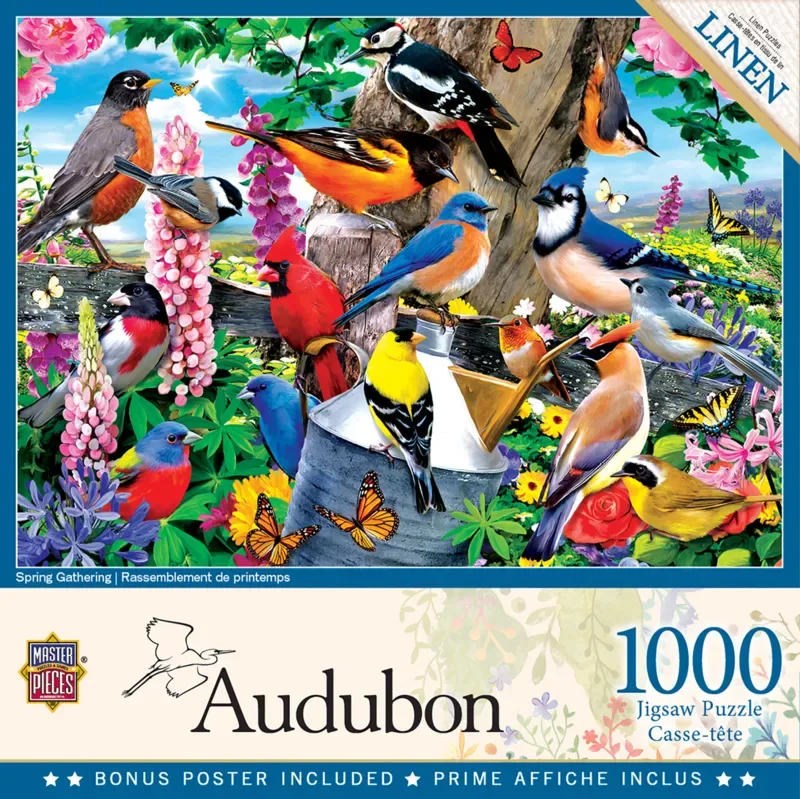 Puzzle Audubon - Rassemblement Printanier - 1000 pièces from Master Pieces – box 2 of 2