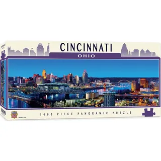 Puzzle Cityscapes - Cincinnati - 1000 pièces from Master Pieces – box 2 of 2