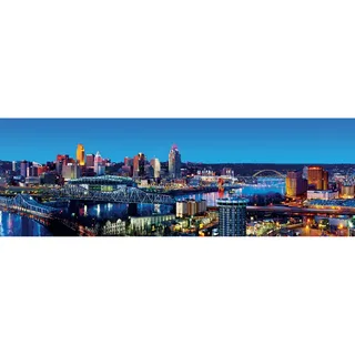 Puzzle Cityscapes - Cincinnati - 1000 pièces from Master Pieces – box 1 of 2