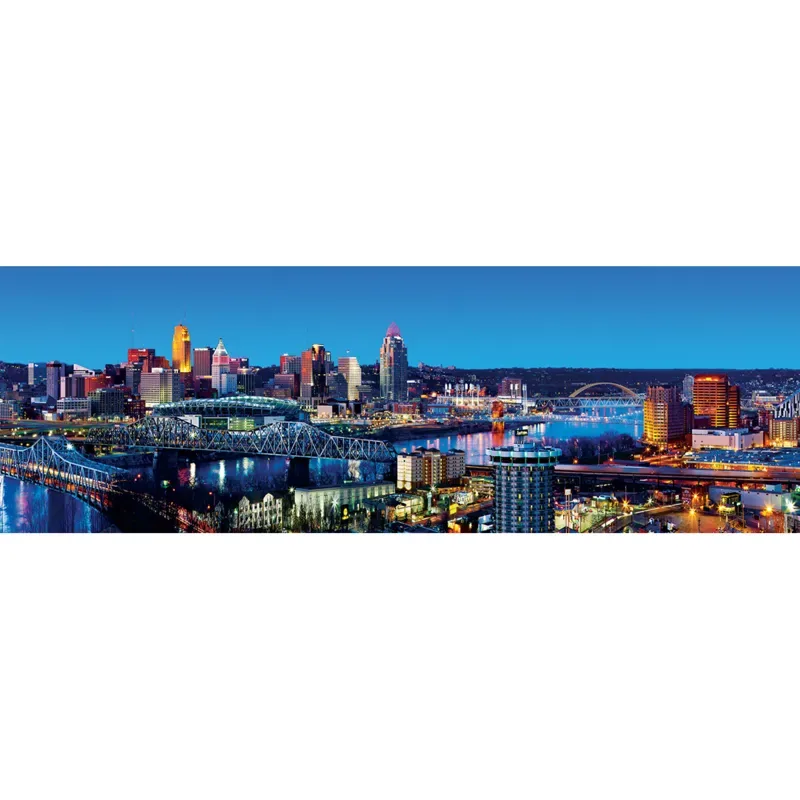 Puzzle Cityscapes - Cincinnati - 1000 pièces from Master Pieces – box