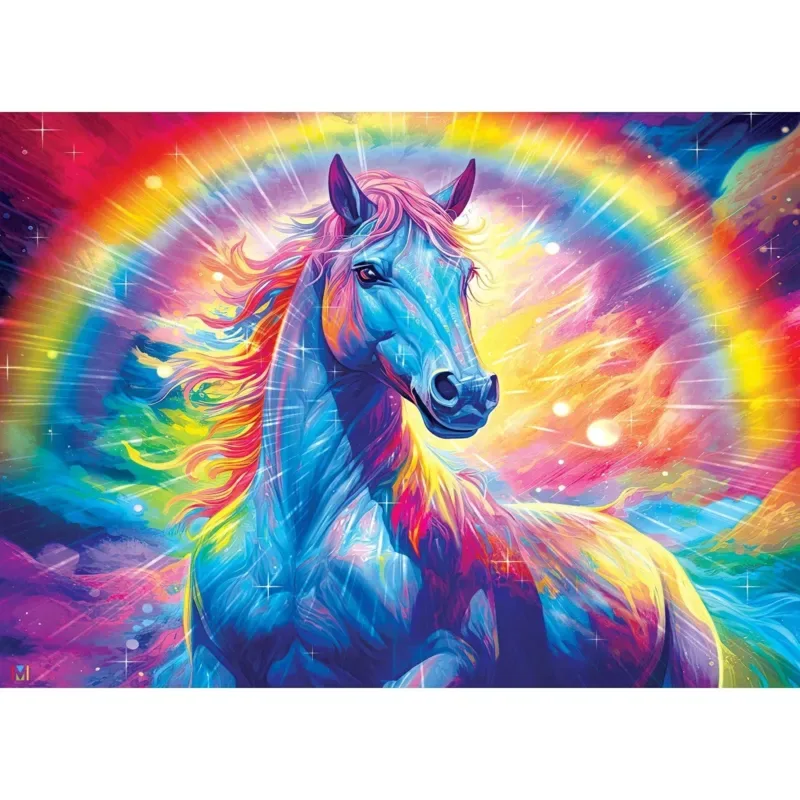 Puzzle Colorize - Tonnerre Prismatique - 1000 pièces fra Master Pieces – æske
