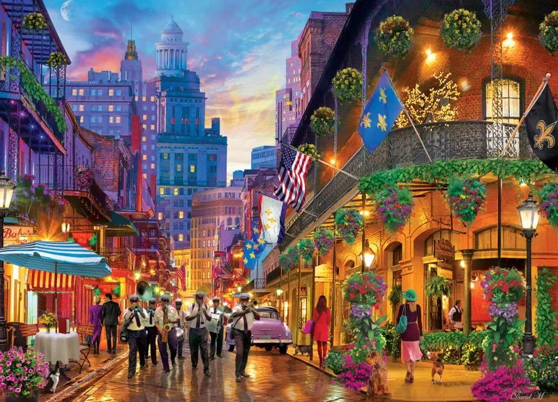 Puzzle Colorscapes - Style De La Nouvelle-Orléans - 1000 pièces de Master Pieces – boîte