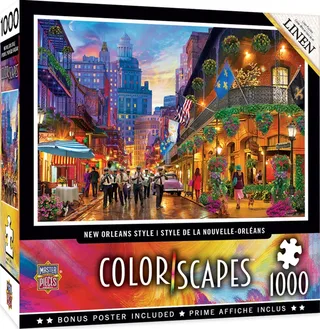 Puzzle Colorscapes - Style De La Nouvelle-Orléans - 1000 pièces from Master Pieces – box 2 of 2
