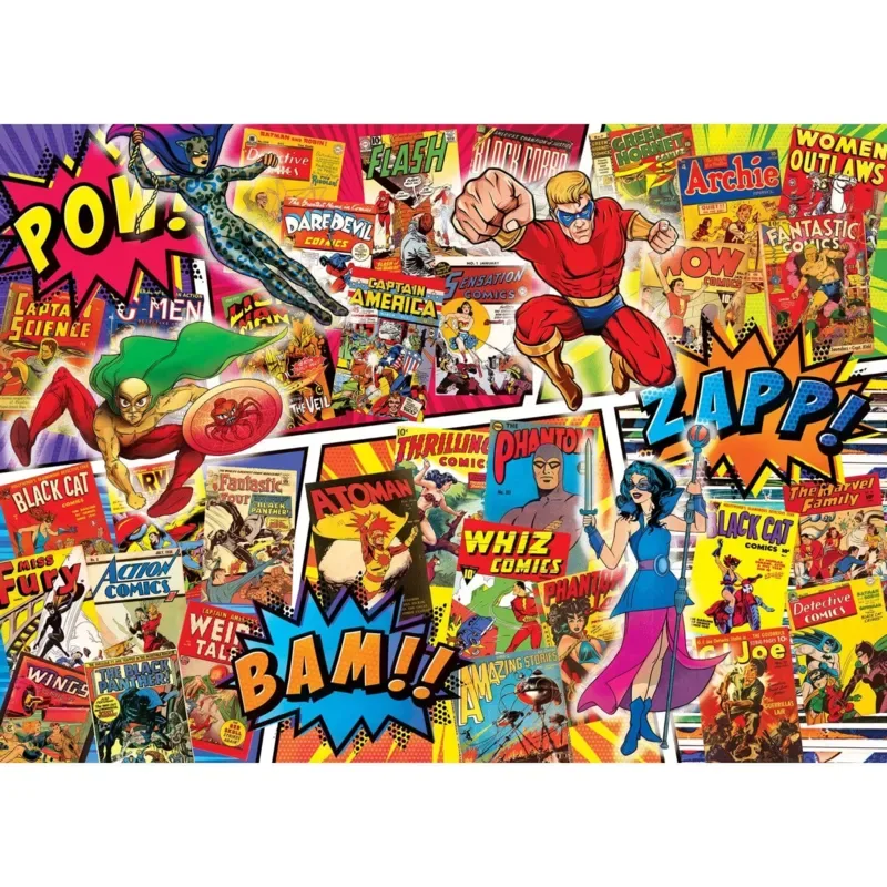 Puzzle Flashbacks - Sanctuaire Des Super-Héros - 1000 pièces von Master Pieces – Schachtel