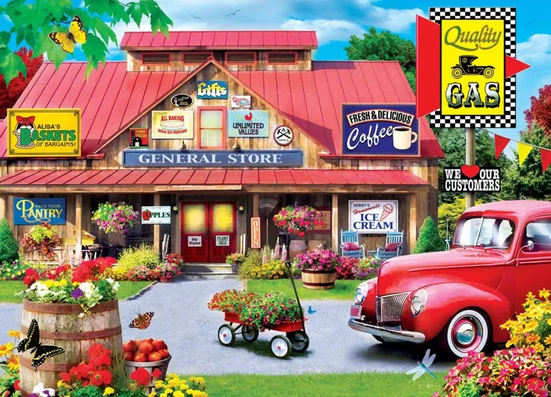 Puzzle General Store - Une Touche De Nostalgie - 1000 pièces de Master Pieces – boîte