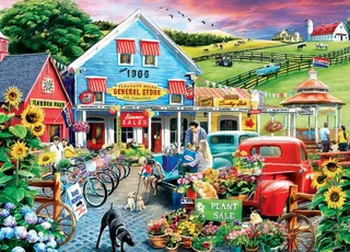 Puzzle General Storel - Magasin Général De Pleasant Hills - 1000 pièces from Master Pieces – box 1 of 2
