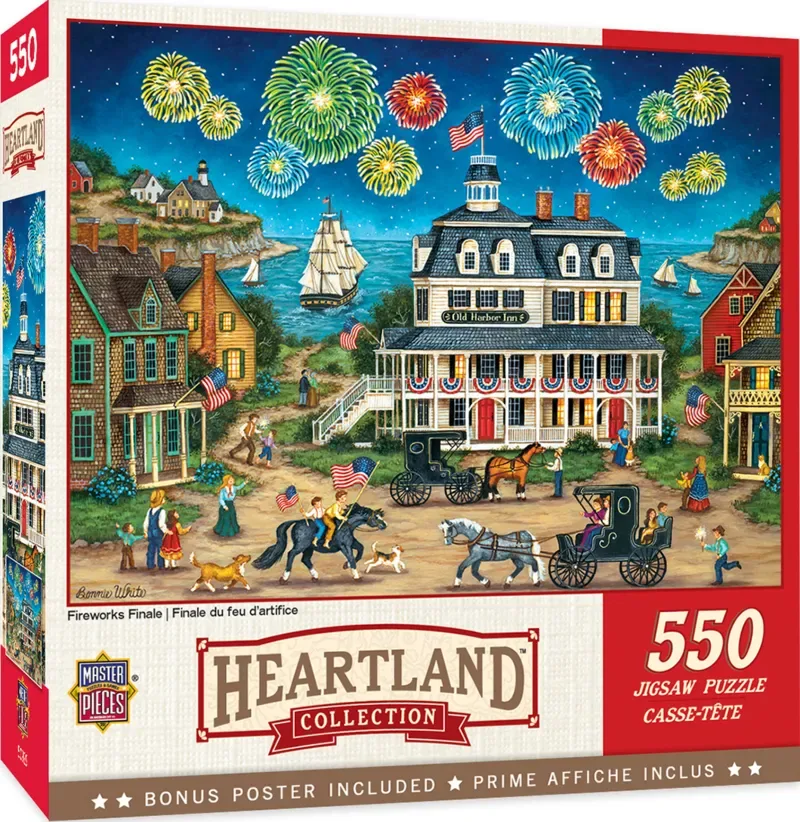 Puzzle Heartland Collection - Feu D'Artifice Final - 500 à 999 pièces from Master Pieces – box 2 of 2