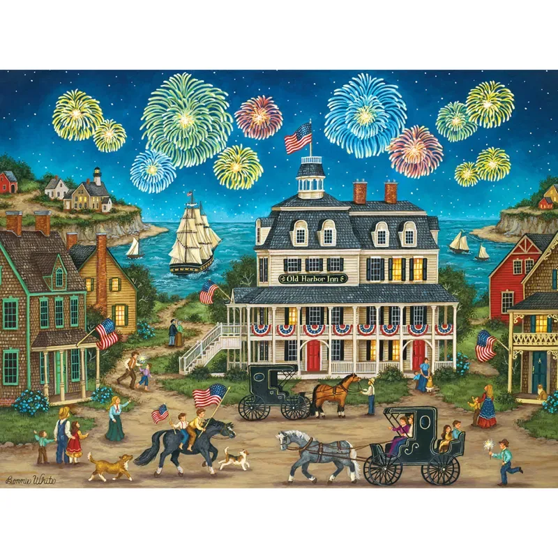 Puzzle Heartland Collection - Feu D'Artifice Final - 500 à 999 pièces from Master Pieces – box 1 of 2