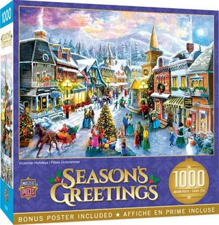 Puzzle Holiday - Vacances Victoriennes - 1000 pièces von Master Pieces – Schachtel 2 von 2